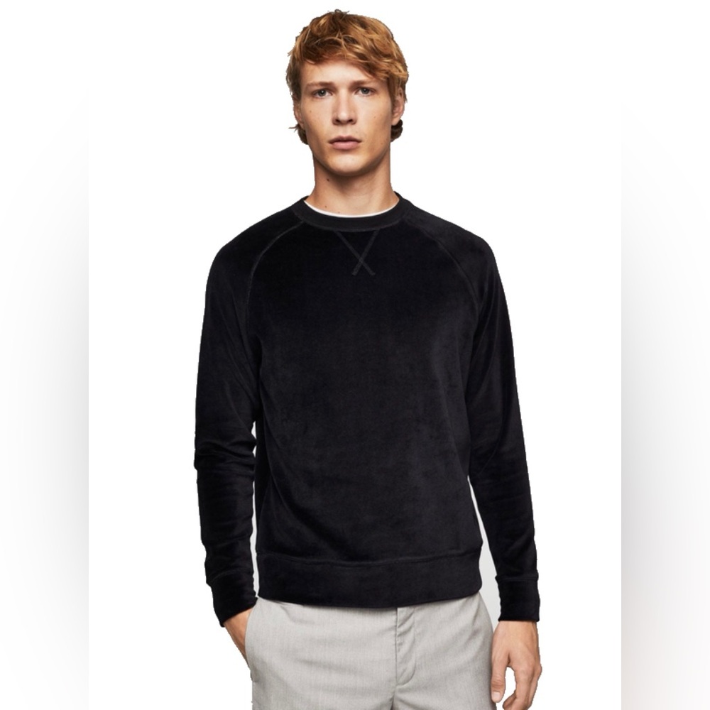 Used Mango Man Velour Sweatshirt